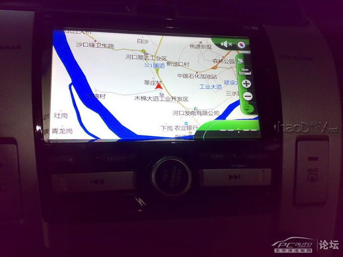 新提的锋范改装车载DVD作业图