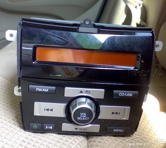 新提的锋范改装车载DVD作业图