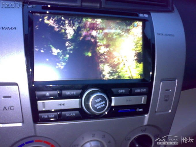 新提的锋范改装车载DVD作业图