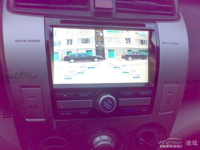 新提的锋范改装车载DVD作业图