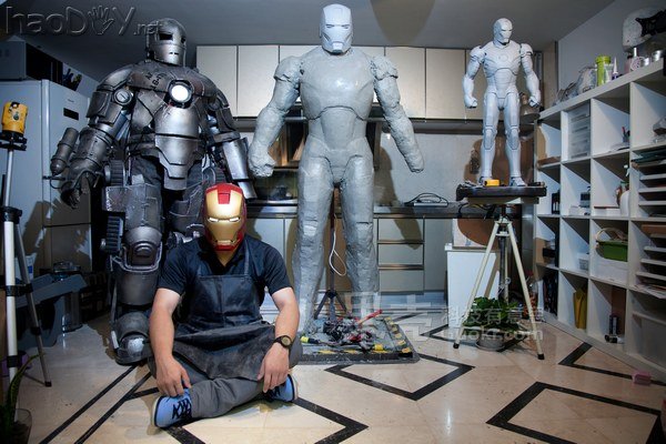 钢铁侠MK3盔甲计划之自动开合头盔!