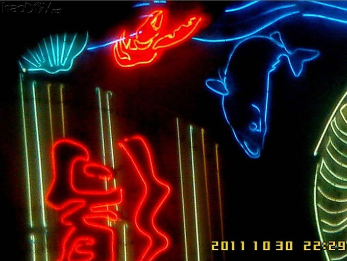 22.7马卡霓虹灯测试图1.jpg 直径22.7 f80.5CM牛反兼卡式天文望远镜