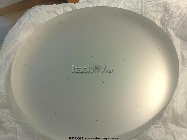 主镜画点.JPG 全衍架结构无遮挡牛顿反射式天文望远镜开工