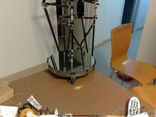 镜托侧支撑.JPG 全衍架结构无遮挡牛顿反射式天文望远镜开工