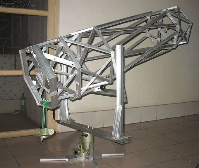 013.jpg 纯手工打造大牛顿反射式天文望远镜--X型镜筒DOB支架