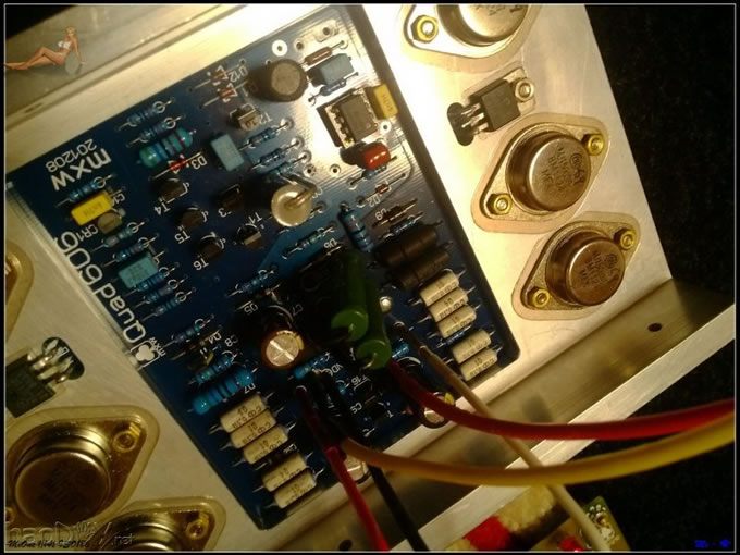 心是国都quad 606心功放,壳是Diyer