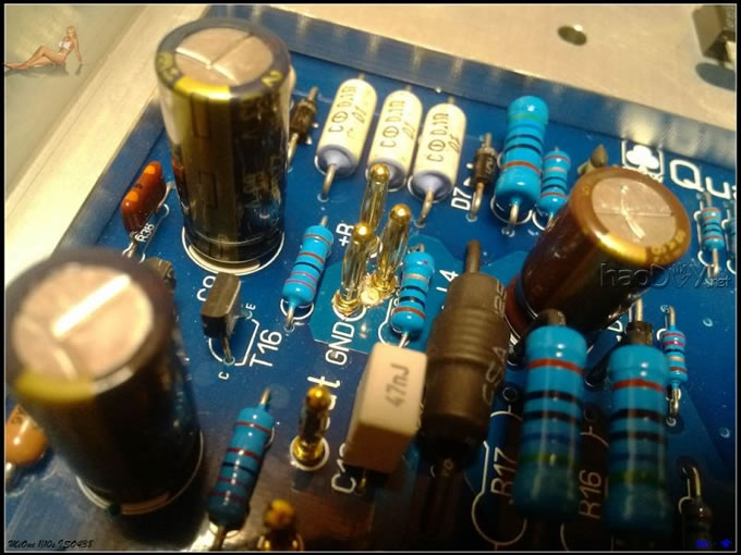 心是国都quad 606心功放,壳是Diyer