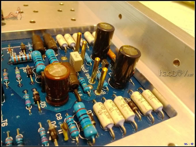 心是国都quad 606心功放,壳是Diyer