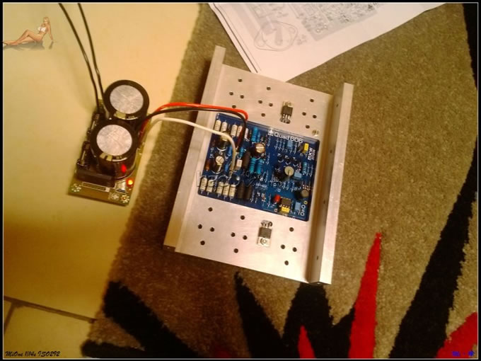 心是国都quad 606心功放,壳是Diyer