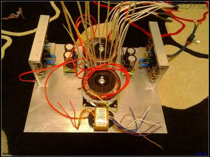 心是国都quad 606心功放,壳是Diyer