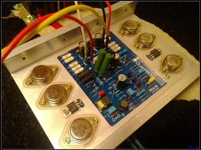 心是国都quad 606心功放,壳是Diyer