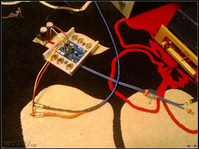 心是国都quad 606心功放,壳是Diyer