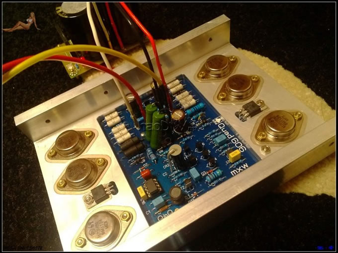 心是国都quad 606心功放,壳是Diyer