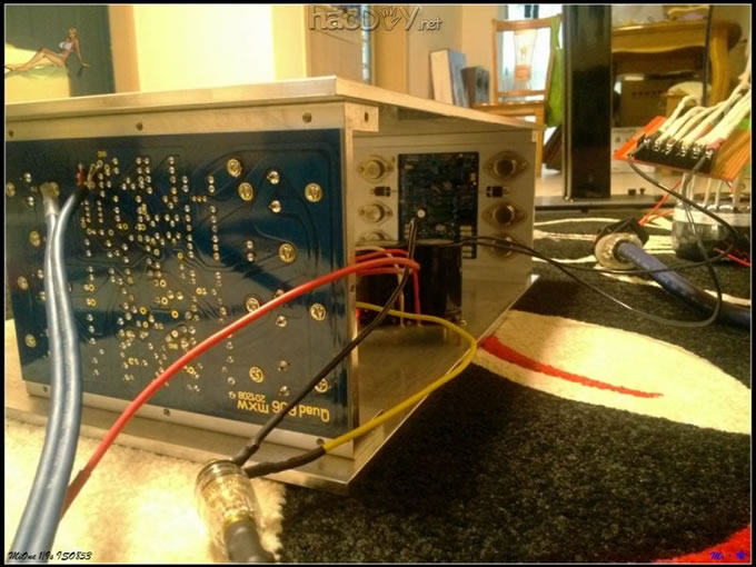 心是国都quad 606心功放,壳是Diyer