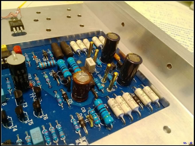 心是国都quad 606心功放,壳是Diyer