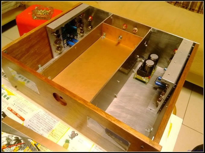 心是国都quad 606心功放,壳是Diyer