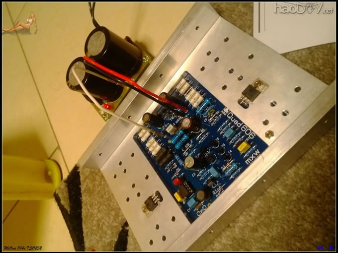 心是国都quad 606心功放,壳是Diyer
