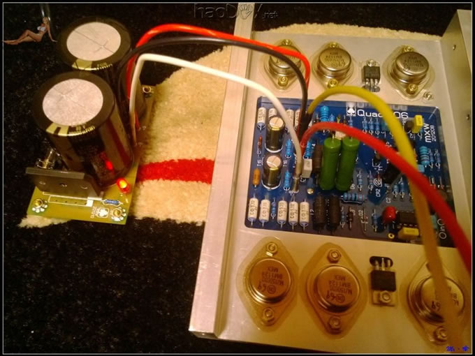 心是国都quad 606心功放,壳是Diyer