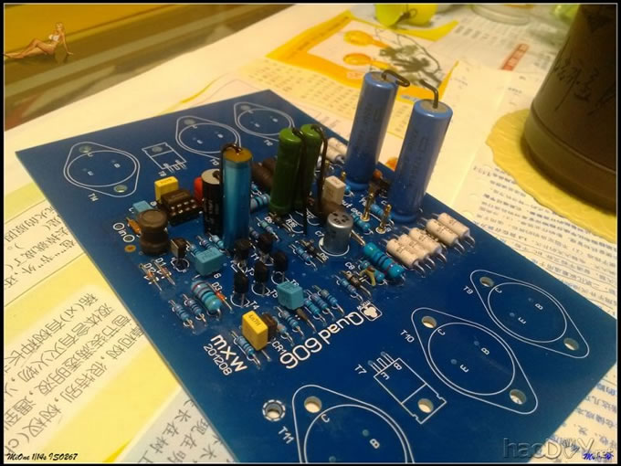 心是国都quad 606心功放,壳是Diyer