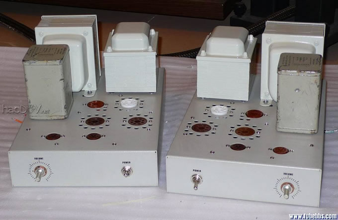 双单声道kt88电子管推挽胆机装机实验