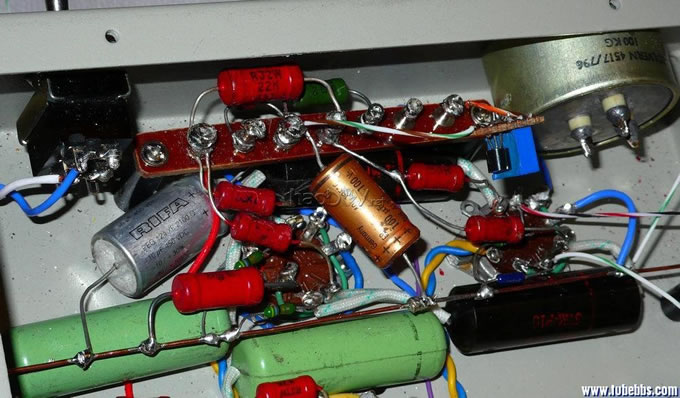 双单声道kt88电子管推挽胆机装机实验