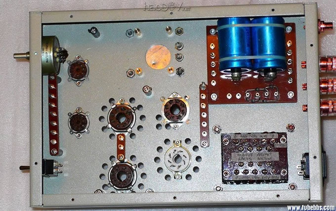 双单声道kt88电子管推挽胆机装机实验