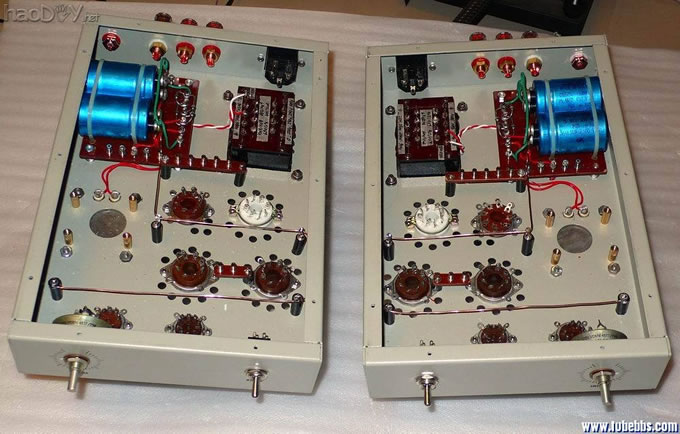 双单声道kt88电子管推挽胆机装机实验