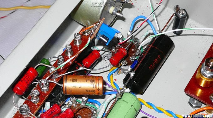 双单声道kt88电子管推挽胆机装机实验