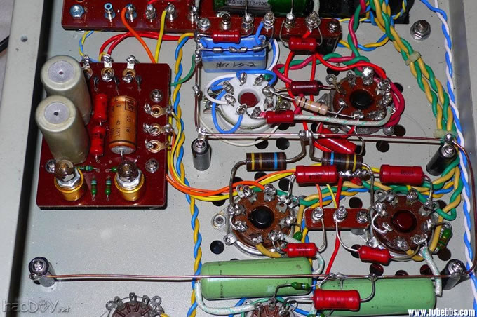 双单声道kt88电子管推挽胆机装机实验