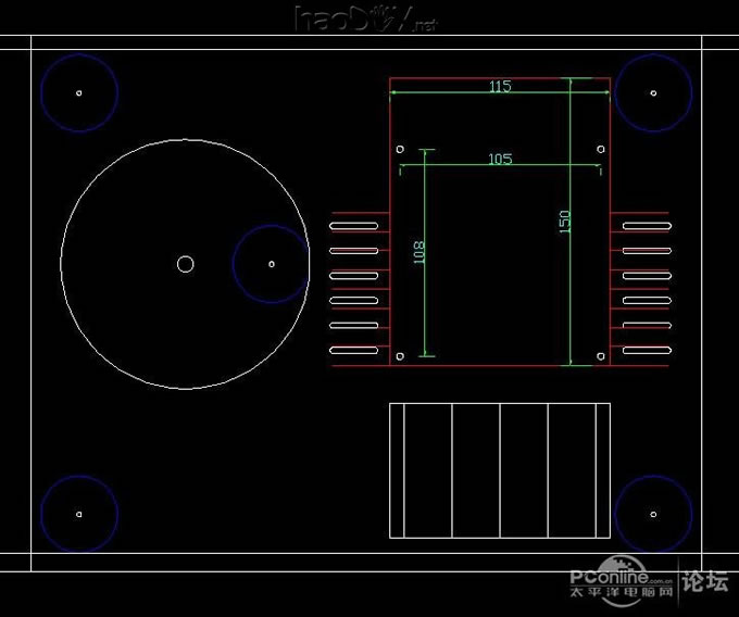 点击查看原图 数字功放TA2030 300X2W diy制作