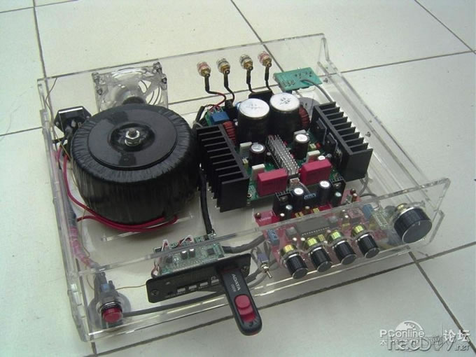 点击查看原图 数字功放TA2030 300X2W diy制作