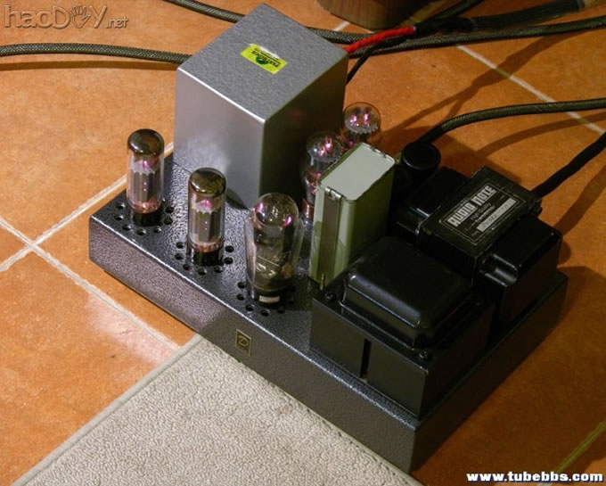 平常心、音乐味----为四友兄制作的KT66/EL34PP放大器 为四友兄制作的ecc32+KT66/EL34PP推挽胆机电子管放大器