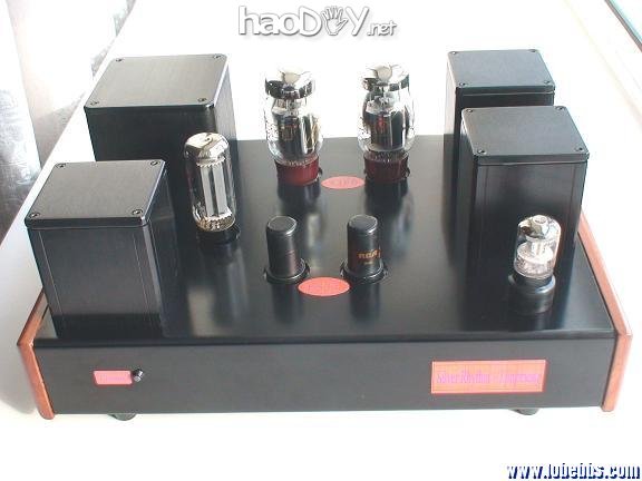 200B的Siver Rhythm 6sj7+kt66电子管单端胆机功放基本完成