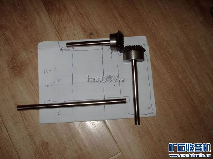 伞锥齿轮模拟一下 DIY一台简单实用的廉价蜂房绕线机