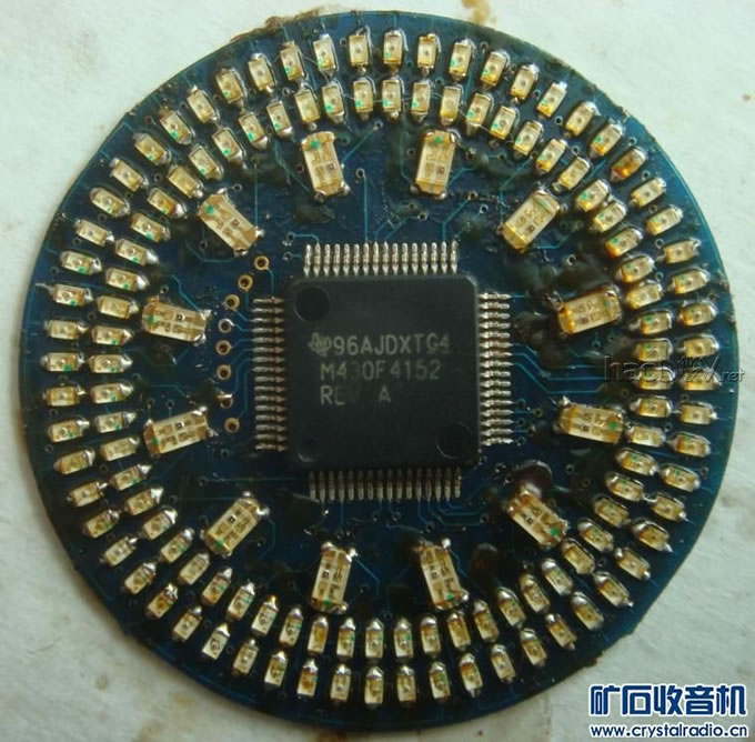 参考样品(单片机为430) diy制作仿led怀表(高富帅才能用的起的手表。。。)