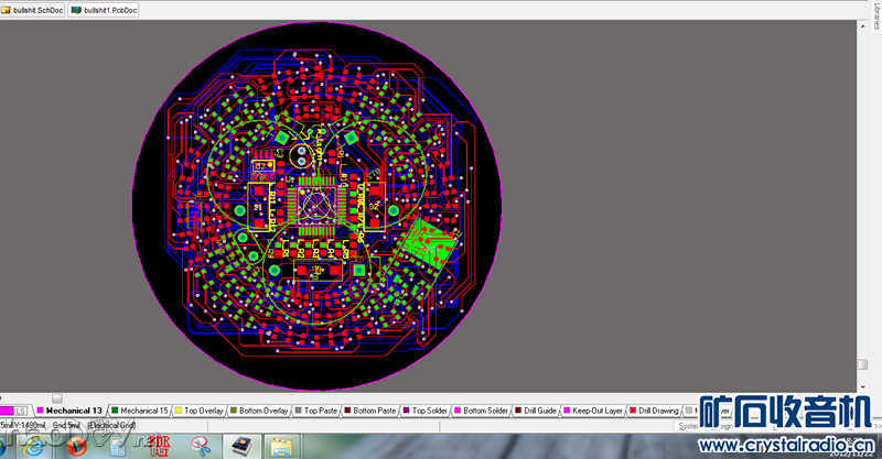 布线 diy制作仿led怀表(高富帅才能用的起的手表。。。)