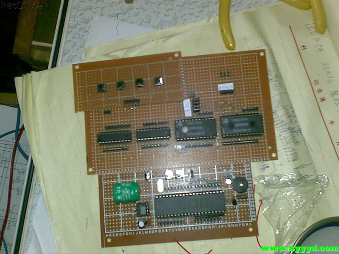 20100227(022).jpg 自己动手制作 32*16LED点阵显示屏~! 含程序 原理图