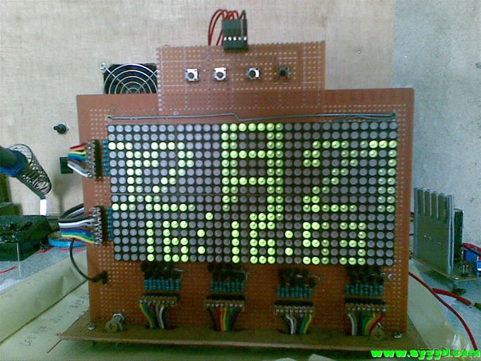 20100227(043).jpg 自己动手制作 32*16LED点阵显示屏~! 含程序 原理图