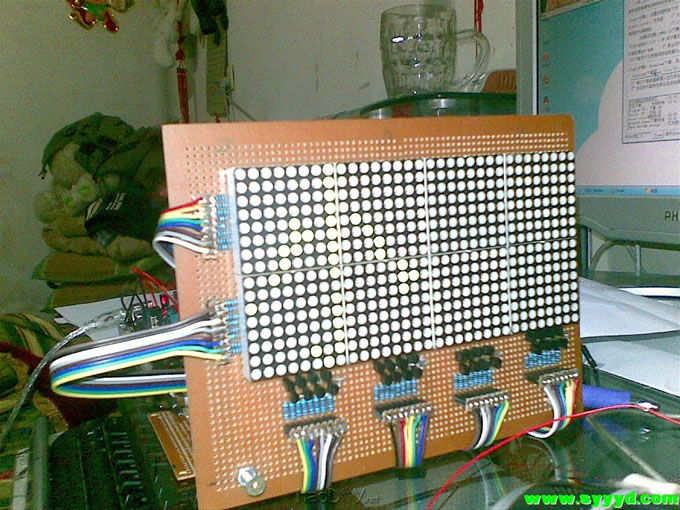 20100224(013).jpg 自己动手制作 32*16LED点阵显示屏~! 含程序 原理图