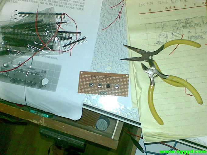 20100227(004).jpg 自己动手制作 32*16LED点阵显示屏~! 含程序 原理图