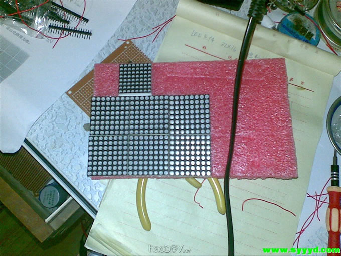 20100227.jpg 自己动手制作 32*16LED点阵显示屏~! 含程序 原理图