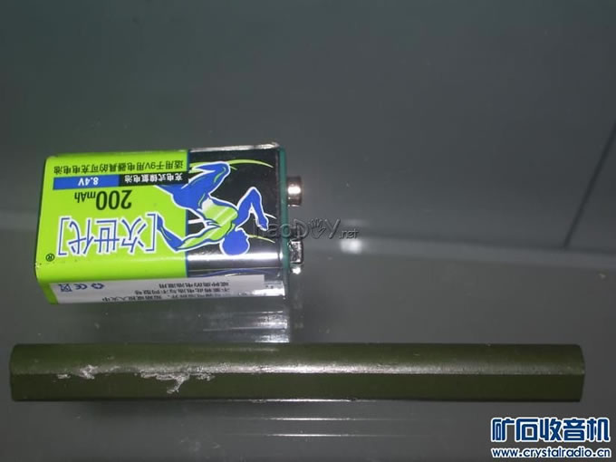 高频扼流圈和空气单联 DIY怀旧两管收音机,让大家见笑了