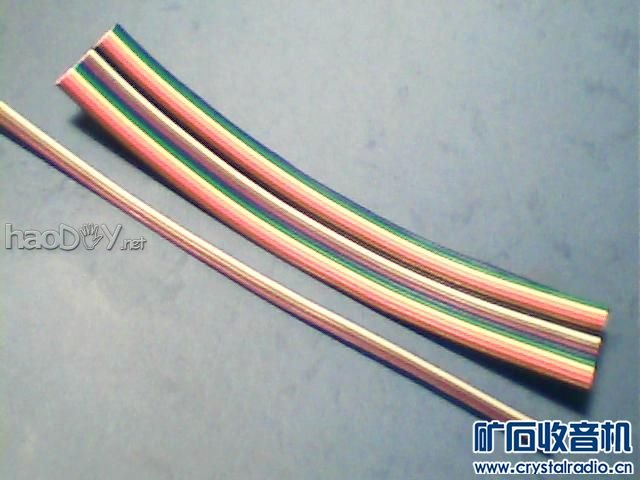 5-1把长100mm16芯排线裁成长50mm共两段备用.jpg 5-1把长100mm16芯排线裁成长50mm共两段备用.jpg