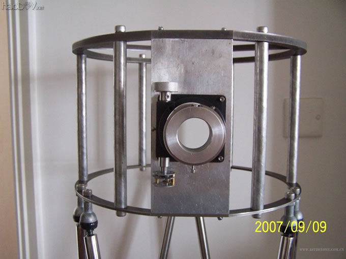 调焦座 300MM DOB牛顿反射式天文望远镜即将完工-840K摄月测试