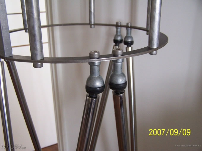 球头联接 300MM DOB牛顿反射式天文望远镜即将完工-840K摄月测试