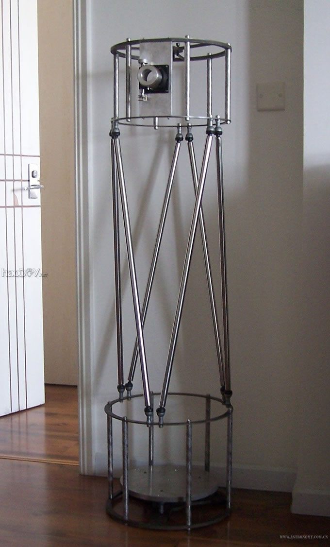 高度如何? 300MM DOB牛顿反射式天文望远镜即将完工-840K摄月测试