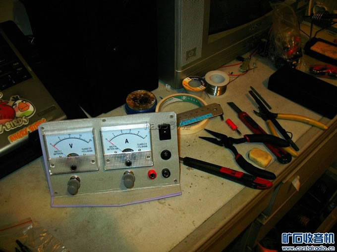 12.JPG 凑个热闹,东拼西凑做个可调电源。