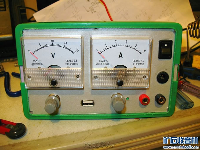 22.JPG 凑个热闹,东拼西凑做个可调电源。