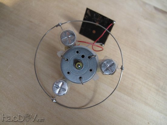 微型机器人系列-太阳能陀螺 附视频