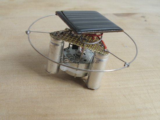 微型机器人系列-太阳能陀螺 附视频